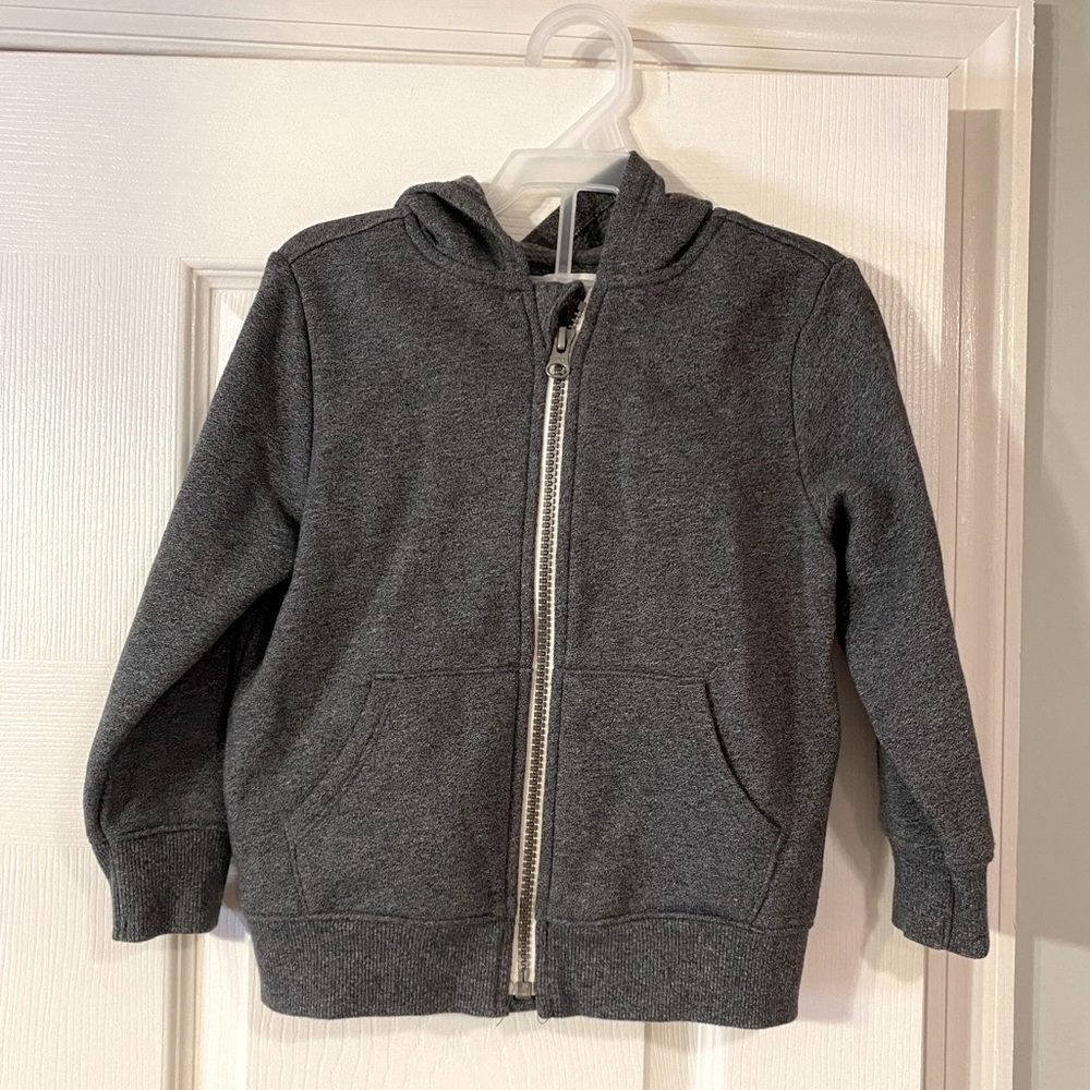Old Navy Dark Heather Grey Hoodie 3T Boy